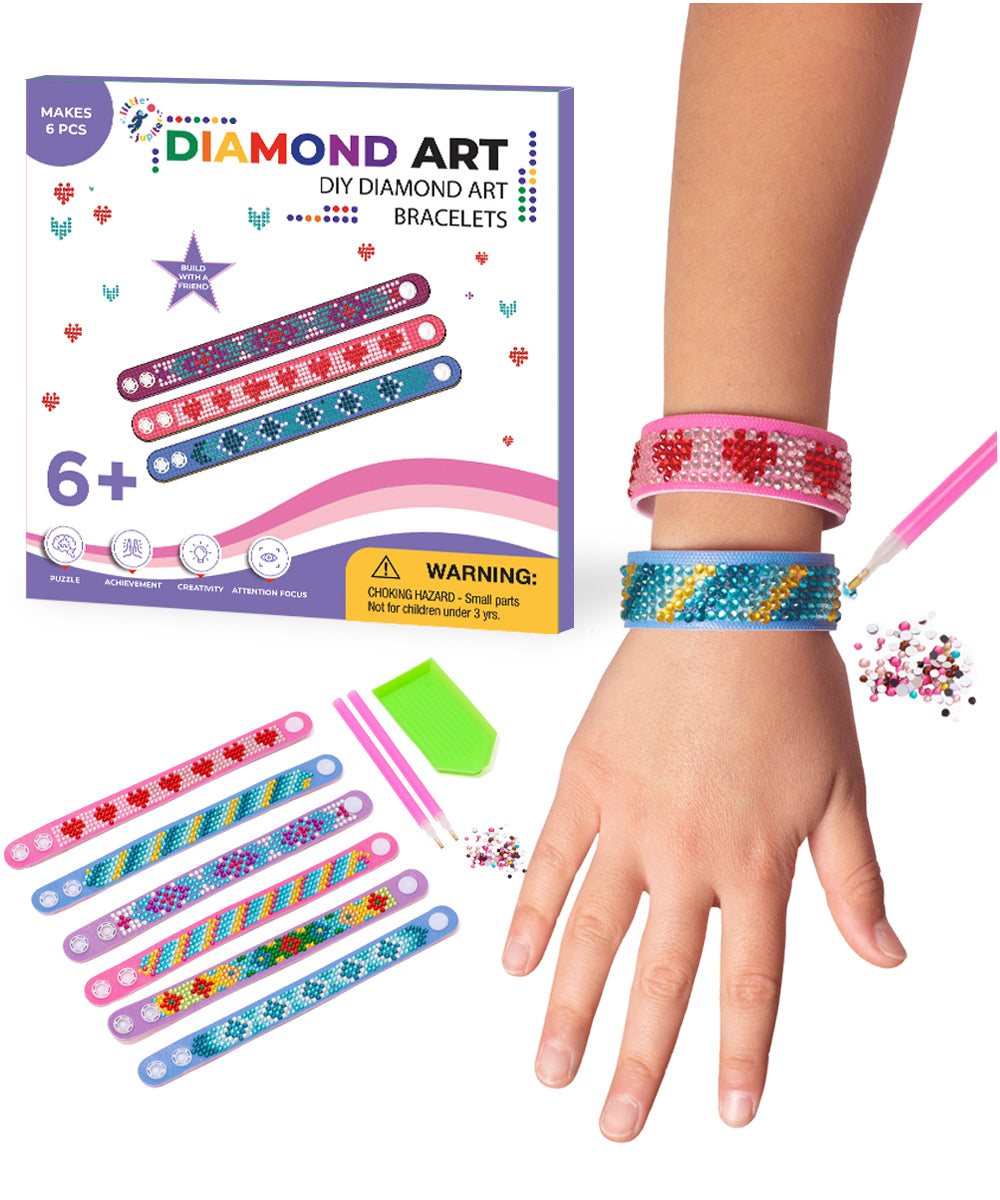 Diamond Art Bracelet Kit - Includes 6pcs – Little Jupiter