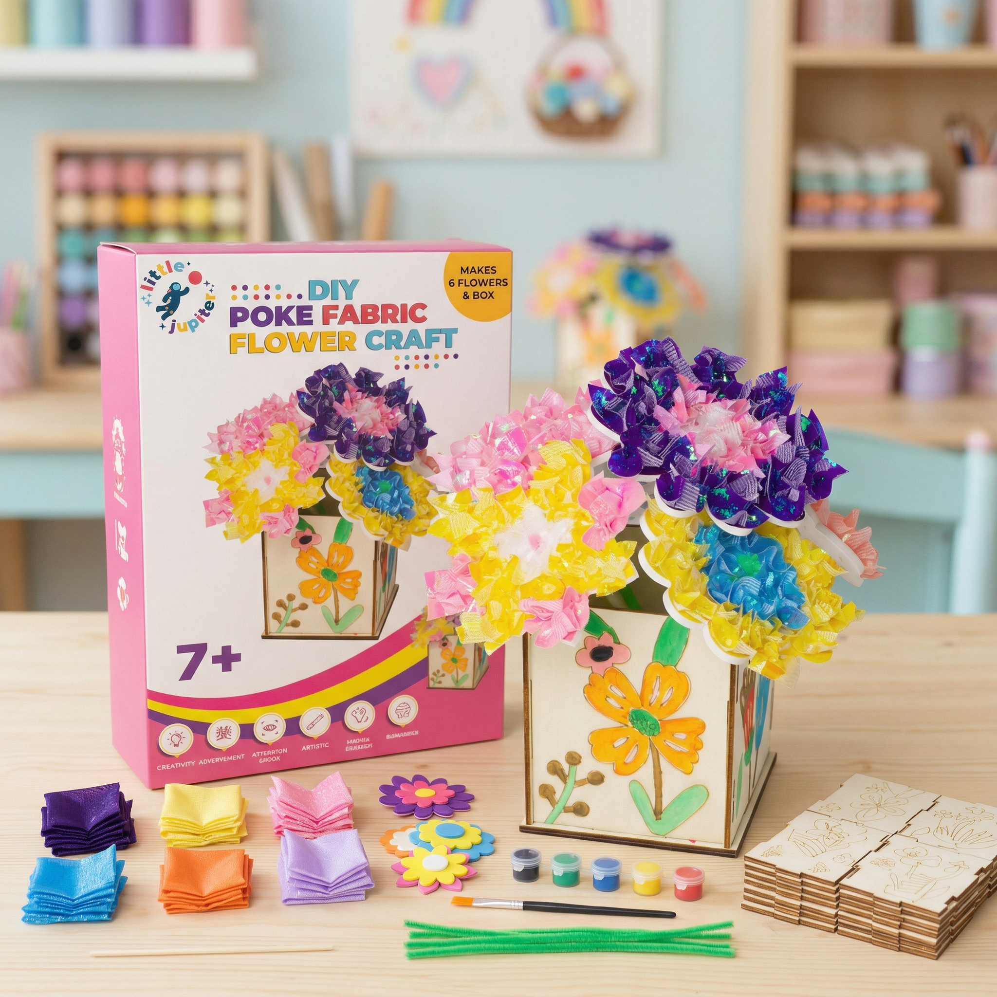 DIY Flower Bouquet Craft Kit for Kids – Little Jupiter