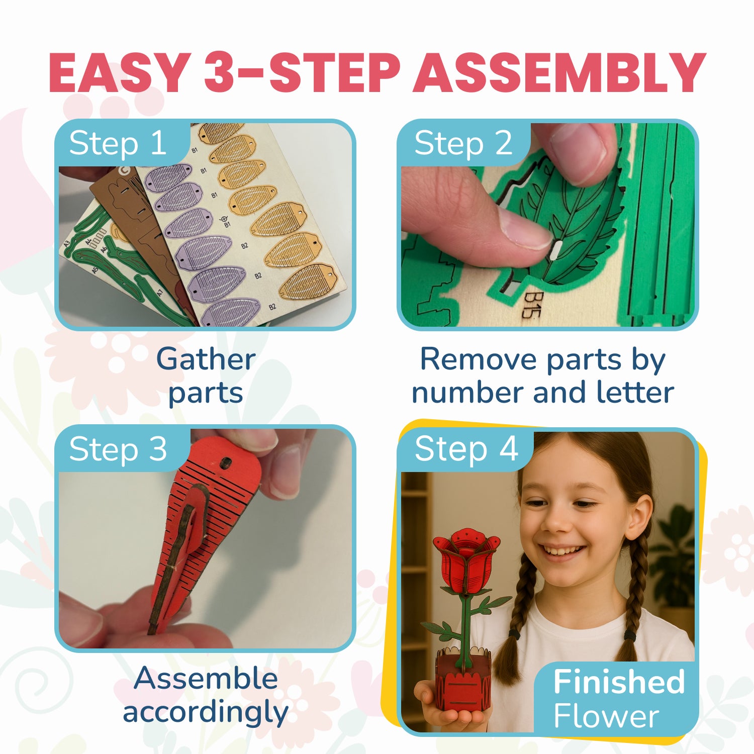 Easy 3-Step Assembly