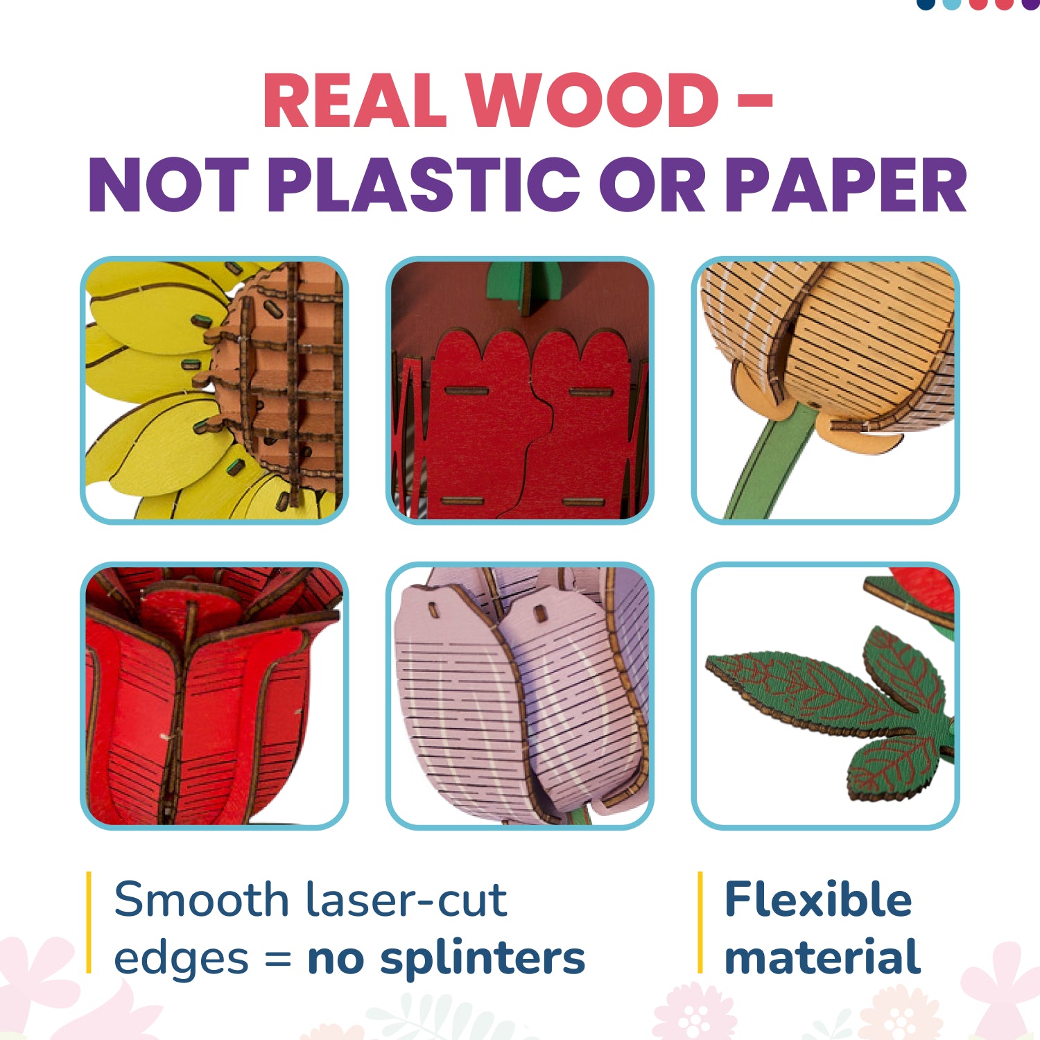 Real Wood not Plastic or Paper