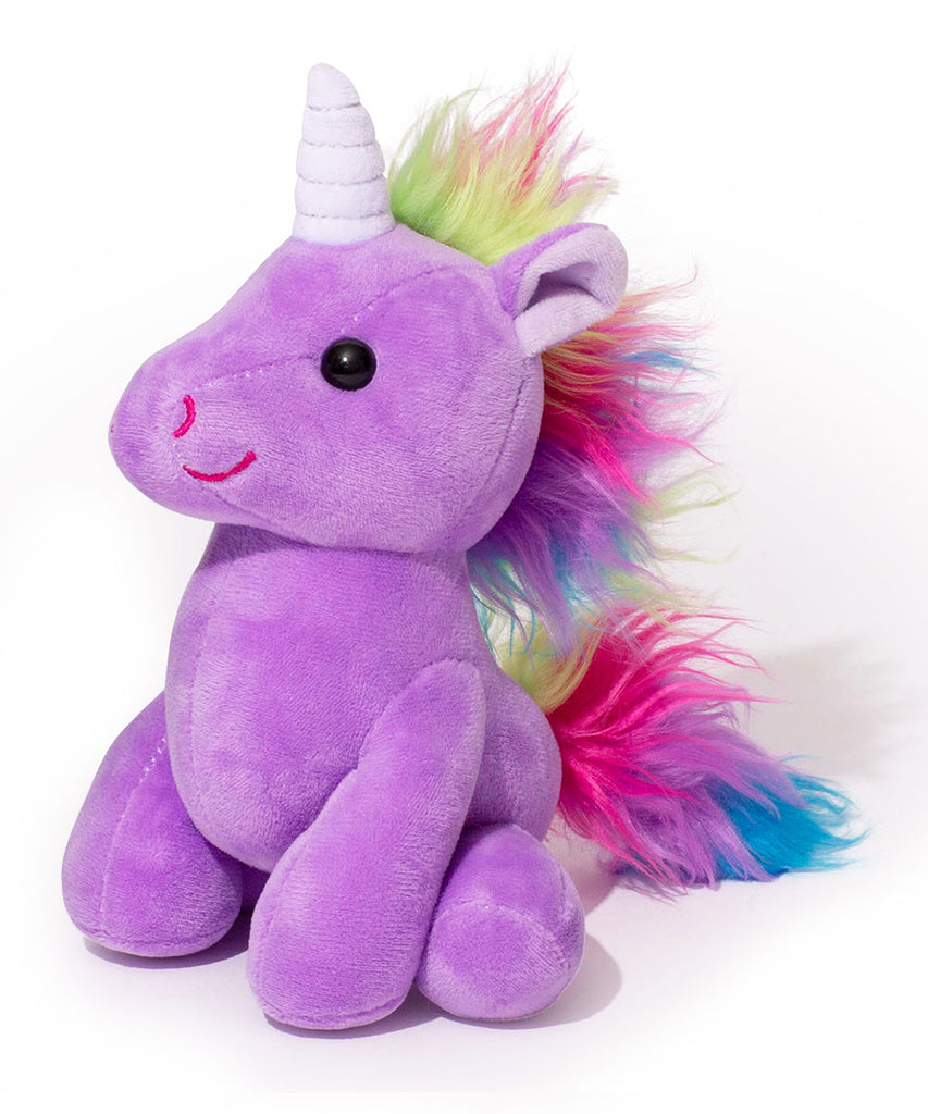 Purple plush unicorn on sale