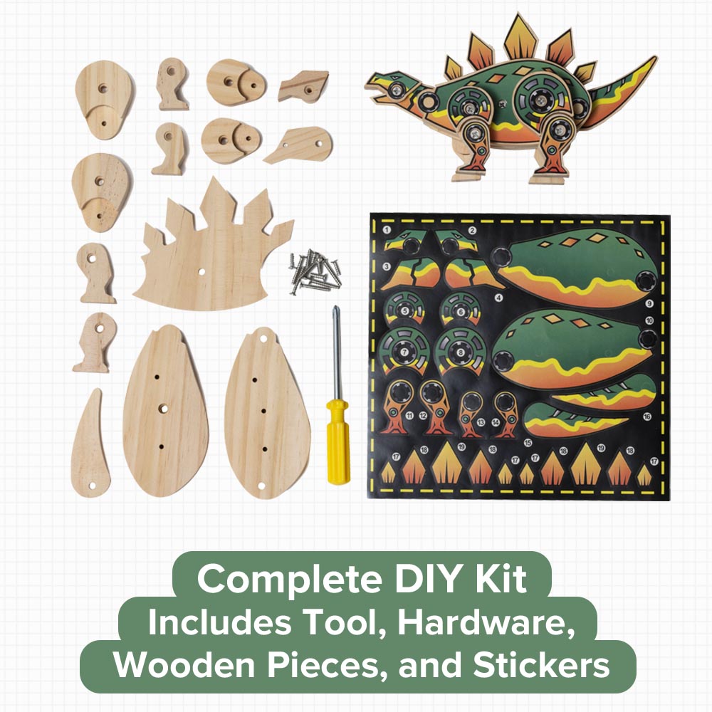 Stegosaurus_Dinosaur_-_Wood_Craft_kits_for_kids_-_image_3_-_No_logo