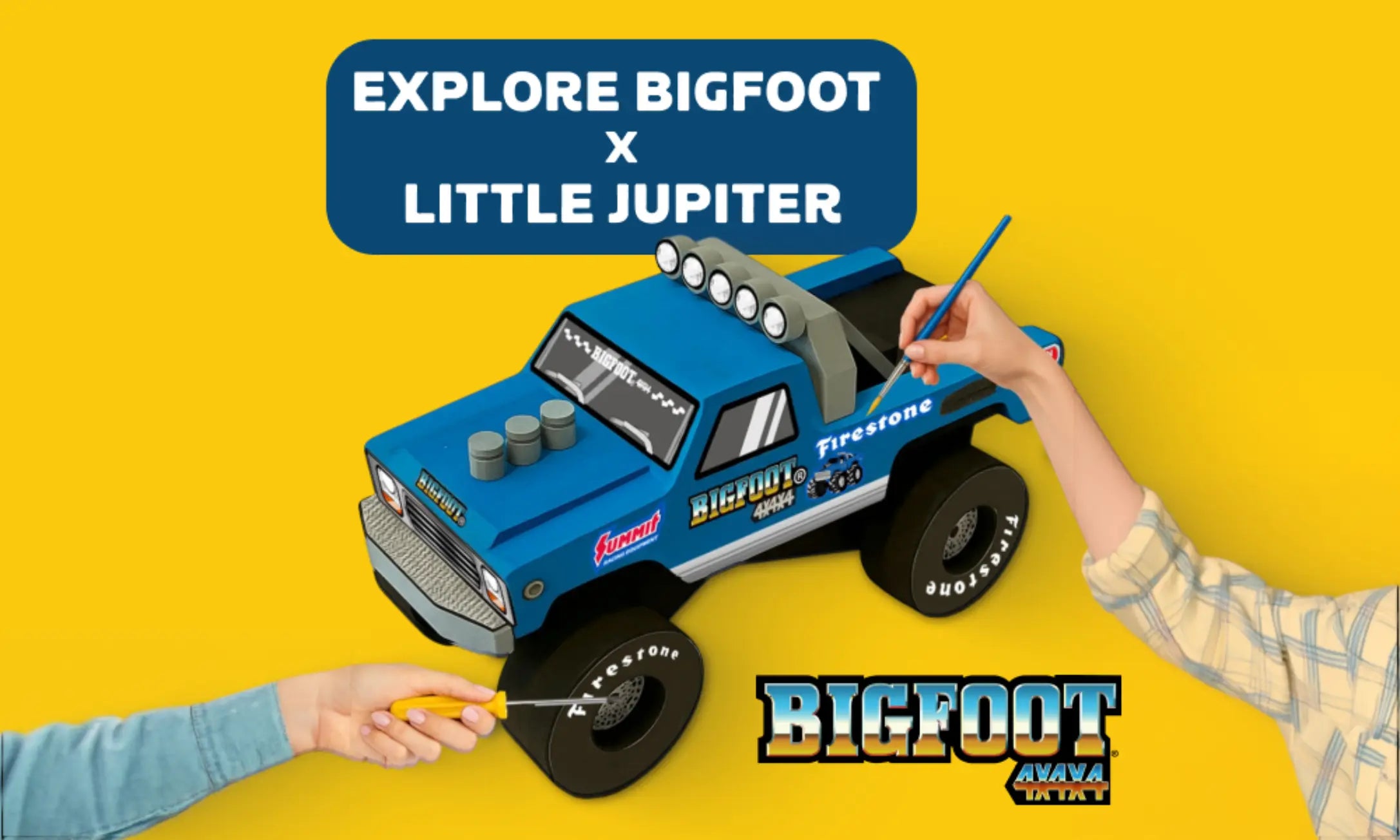 Bigfoot Little Jupiter custom toy truck collection
