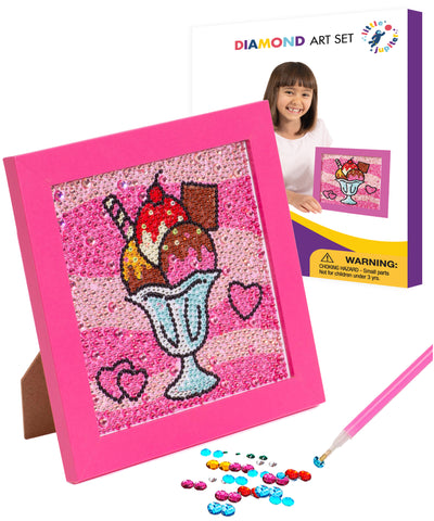 Pink Princess Diamond Painting Kit For Kids