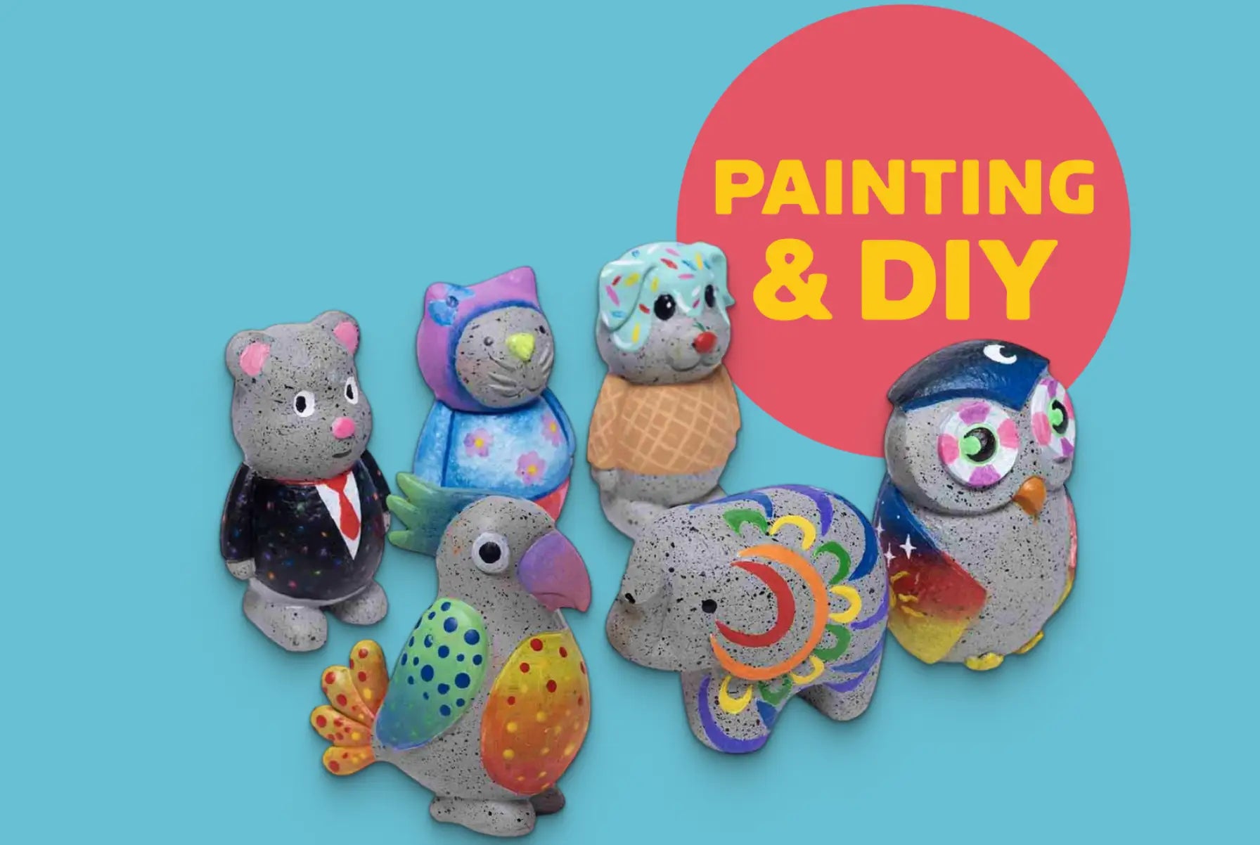 Kids painting and DIY craft activity toys collection