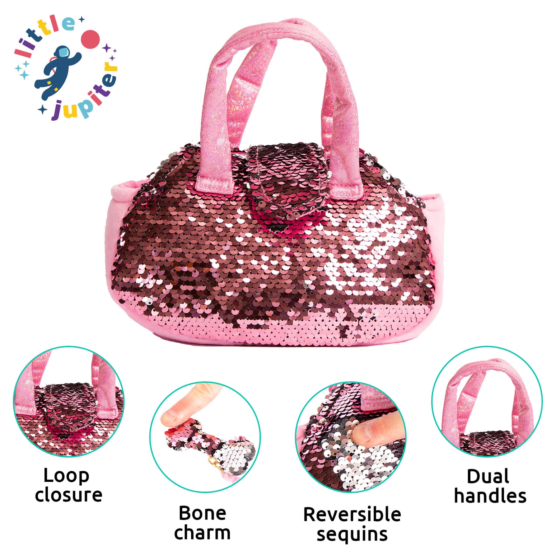 Pink Pet Dog Bag Charm 