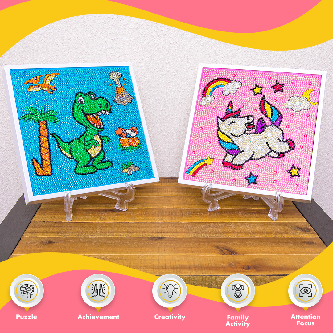 Rabbit Diamond Painting Kit for Kids - Little Jupiter